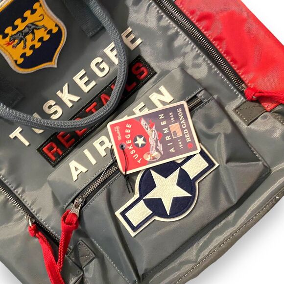 Tuskegee Airmen Red Tails Backpack WWII Aviation - Picture 9 of 9